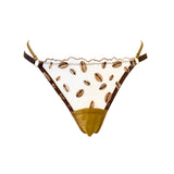 Zanzibar Silk & Embroidery Thong