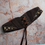 Ihuoma x Orchid Kauri Corset in Chocolate - Product shot 