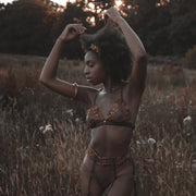 Divine Feminine Embroidered High Waist Brief with DF Bralette_campaign_model 1_front_Ihuoma