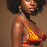 Luna Flame Silk Boudoir Bralette_Model 3_side_Ihuoma