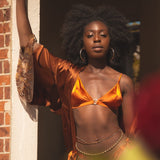 Luna Flame Silk Boudoir Bralette_Model 1_front_Ihuoma