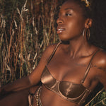 Ma'at Bronze Silk Balconette Bra_campaign_model 1_front_Ihuoma