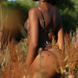 Ma'at Bronze Silk Thong