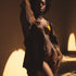 Oshun Gold Silk Thong_Model1_front_Ihuoma