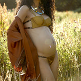 Oshun Gold Silk Thong_Model3_front_Ihuoma