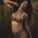 Divine Feminine Ouvert Back High Waist Brief
