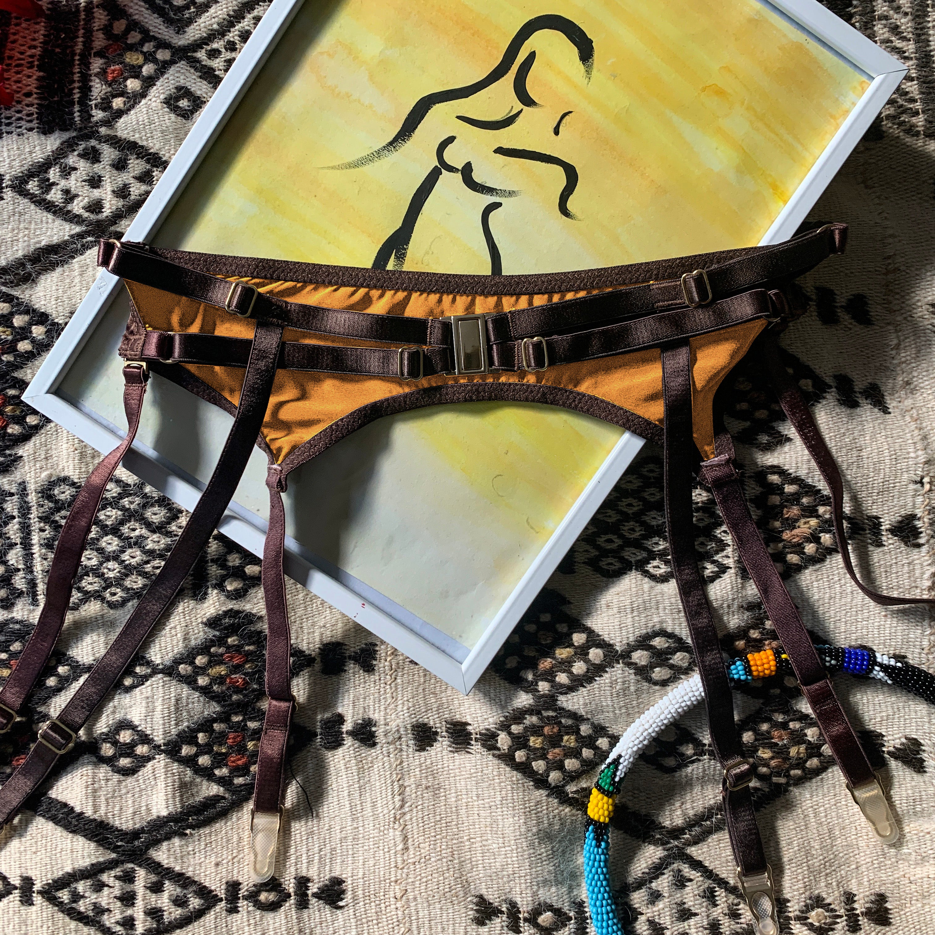 Oshun Gold Silk Suspender_flatlay1_back_Ihuoma