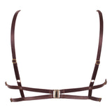 Asase Ya Chocolate Silk Balconette Bra_Product _back_ Ihuoma