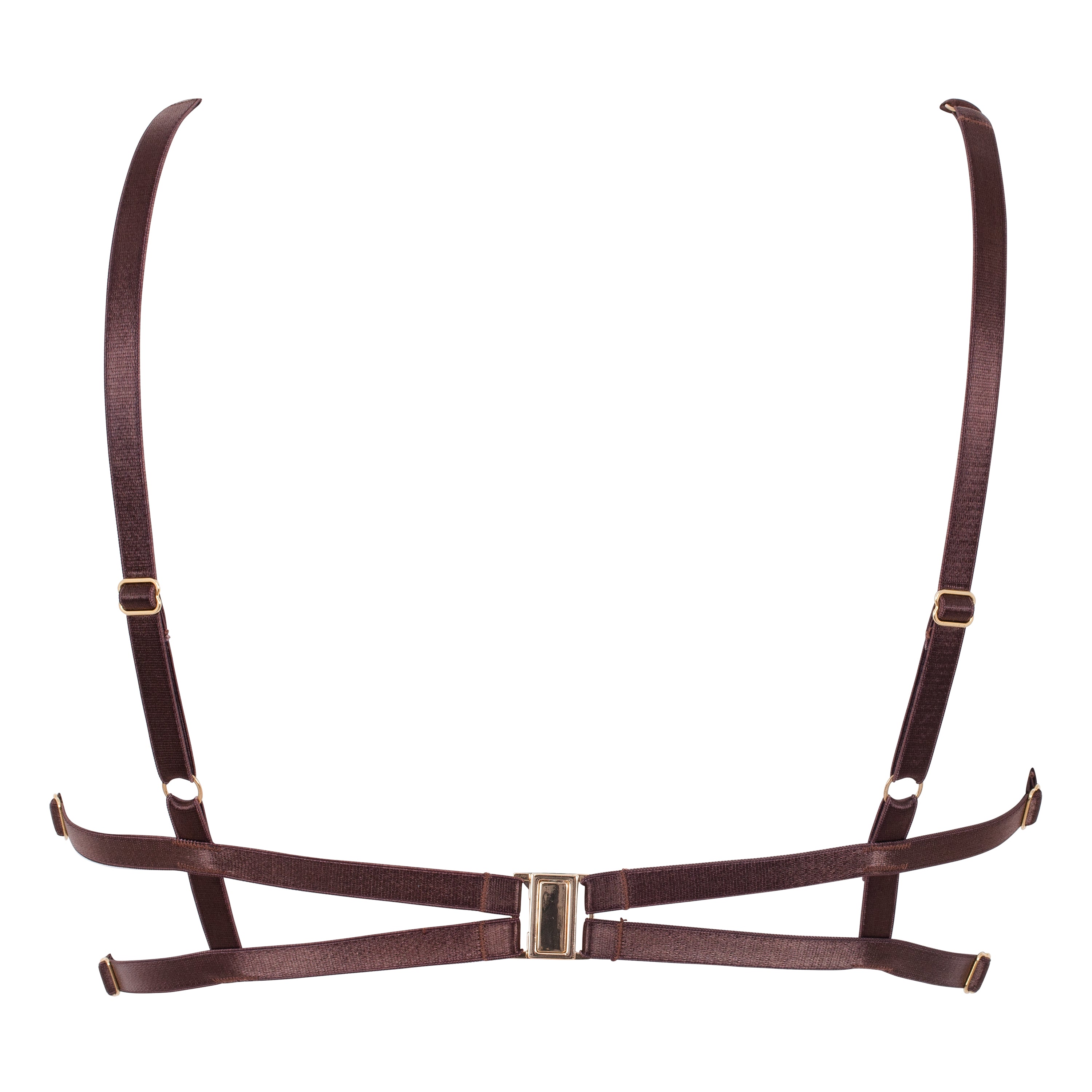 Asase Ya Chocolate Silk Balconette Bra_Product _back_ Ihuoma