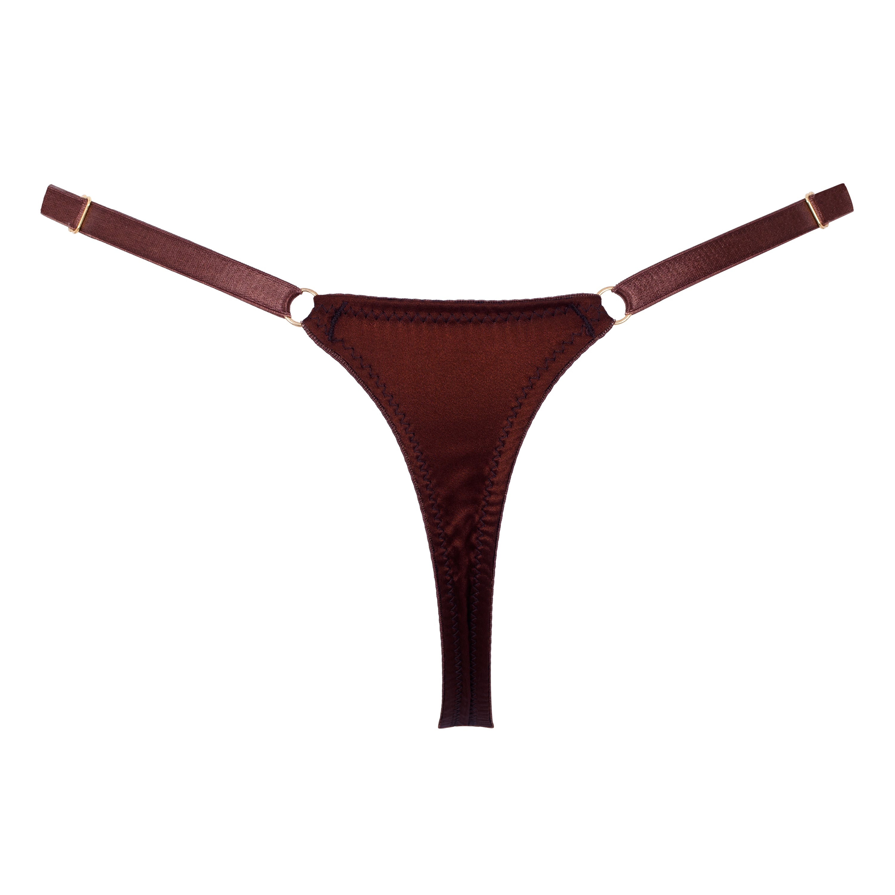 Asase Ya Chocolate Silk Thong_product_back _Ihuoma 