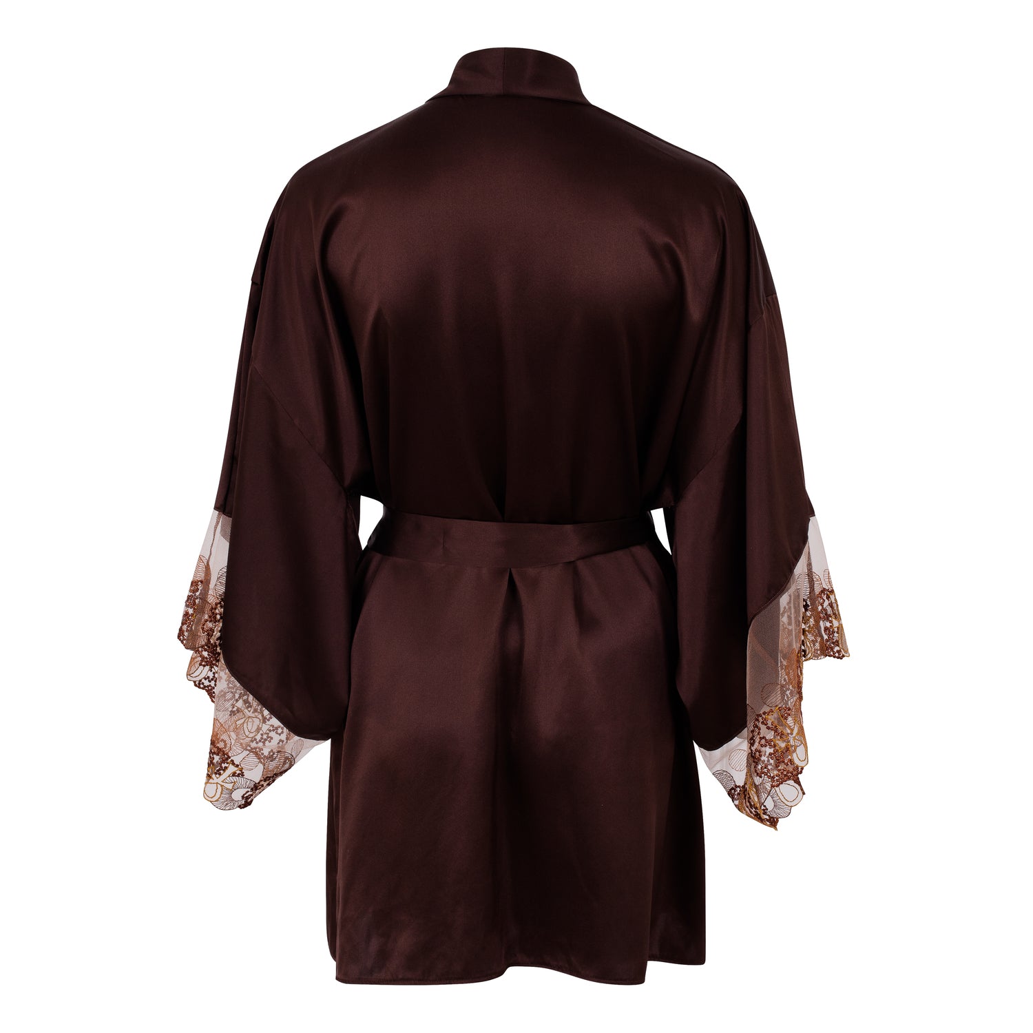 Asase Ya Chocolate Silk Kimono_Product_Back_Ihuoma