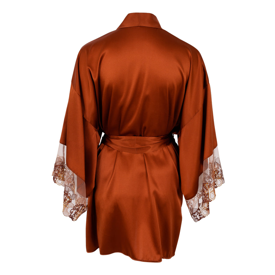 Mawu Copper Silk Kimono_Product_back_Ihuoma