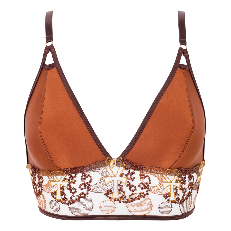 Mawu Silk Embroidery Longline Bralette_product_front_Ihuoma