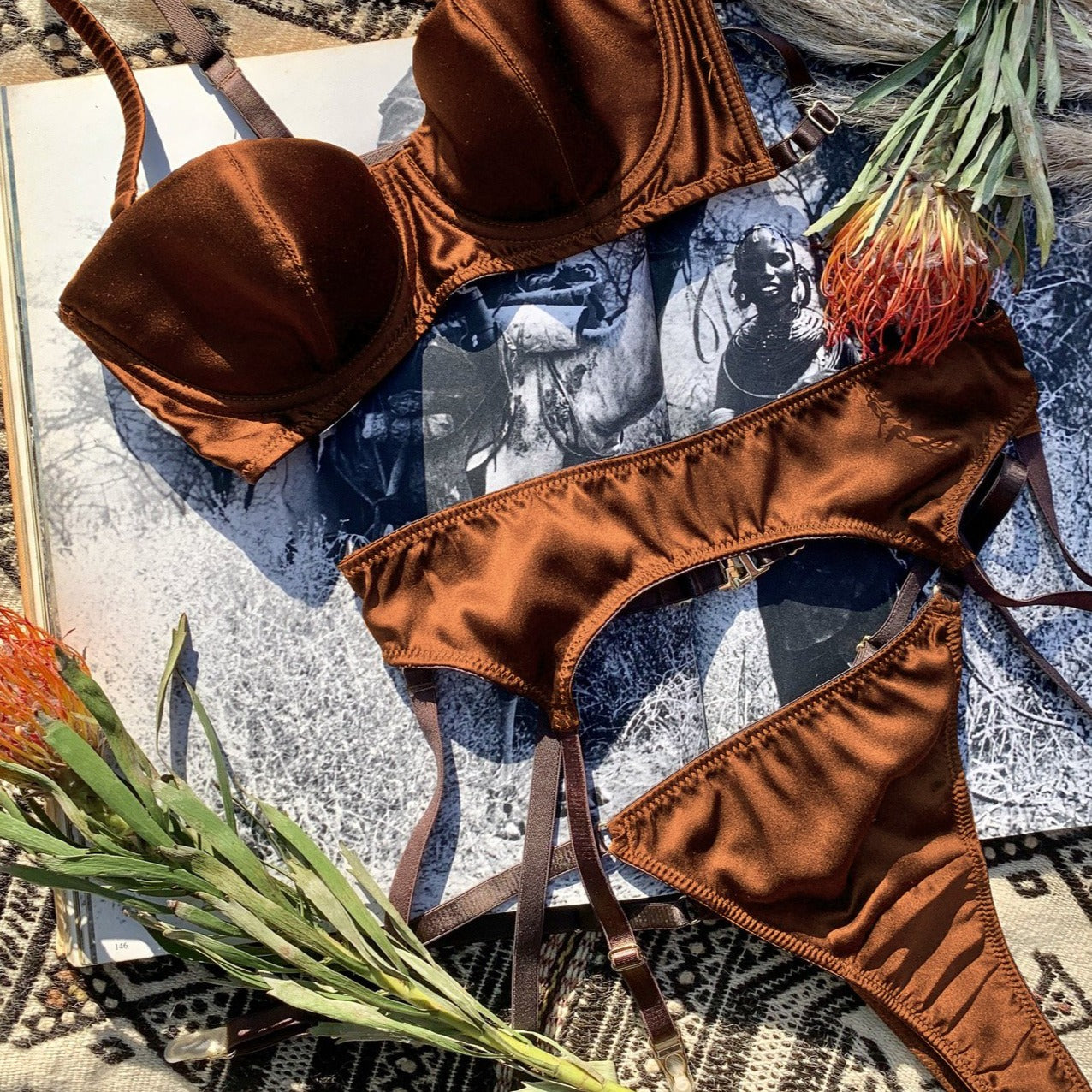 Mawu Copper Silk Suspender_flatlay3_Ihuoma