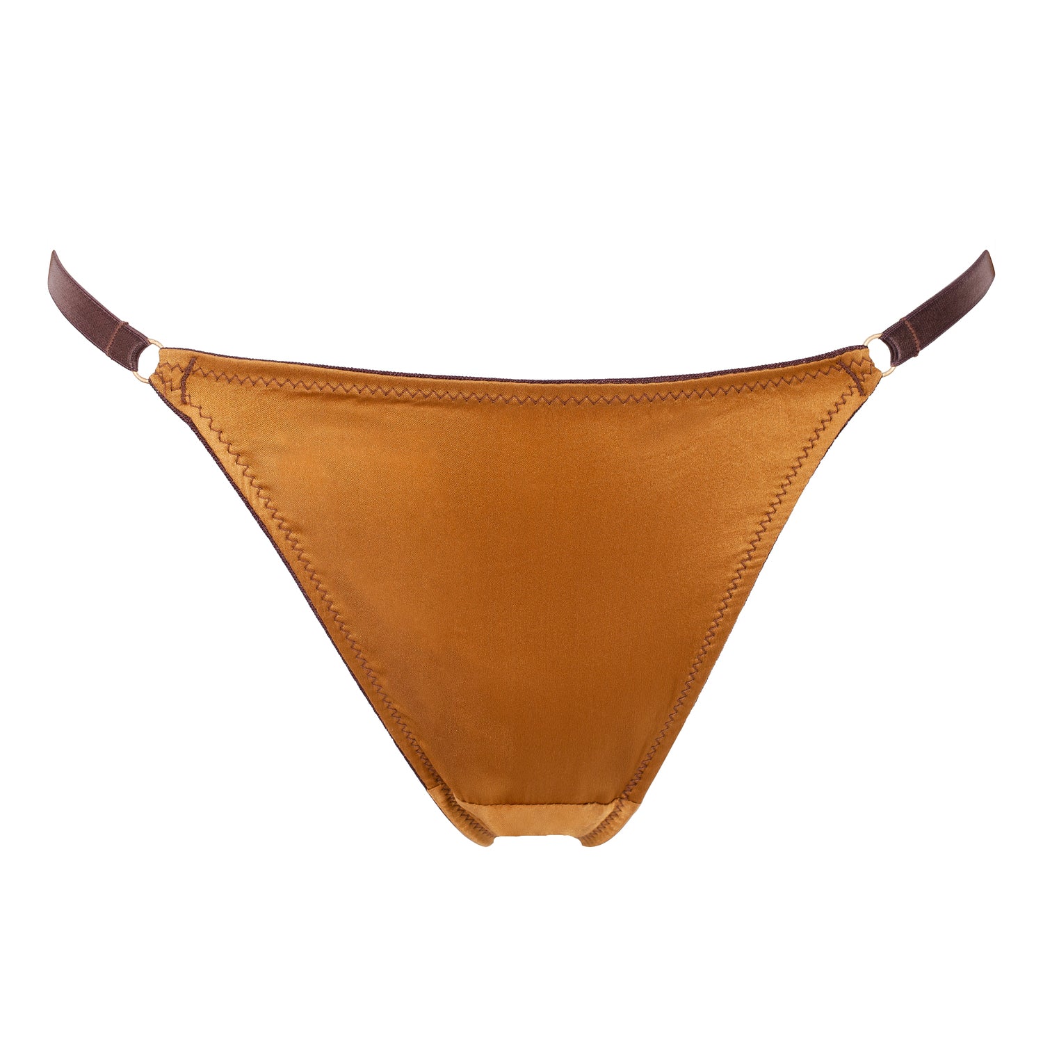 Oshun Gold Silk Tanga Brief_Product_Front_Ihuoma