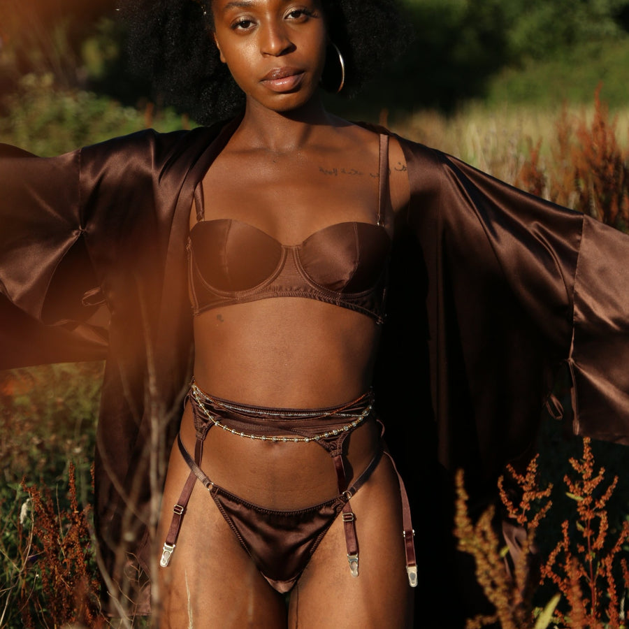 Asase Ya Chocolate Silk Suspender_campaign_model 1_Ihuoma